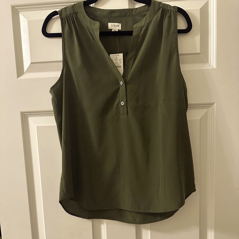 JCrew Sleeveless Blouse New w/ Tags